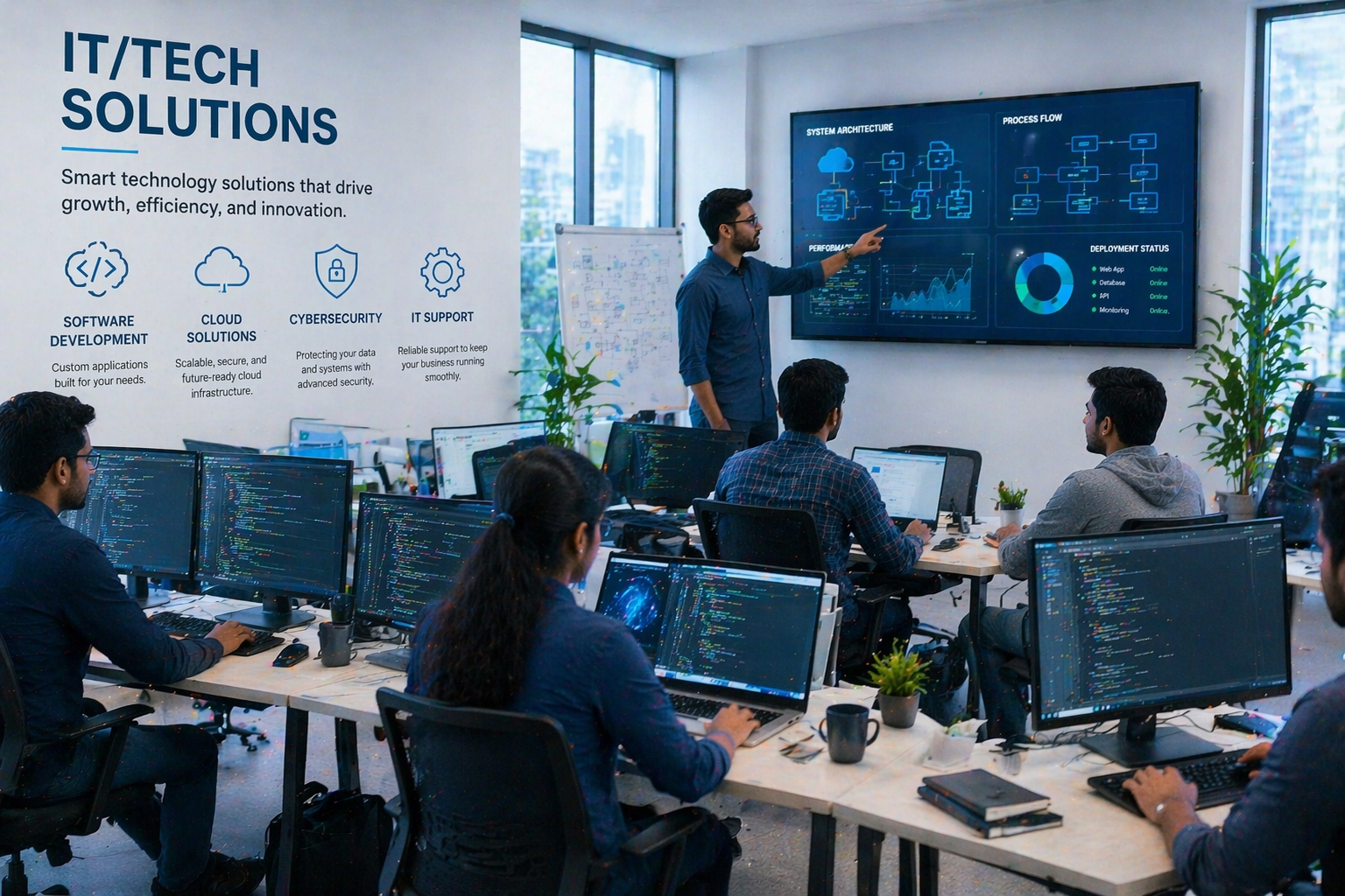 Technology workspace and digital operations support